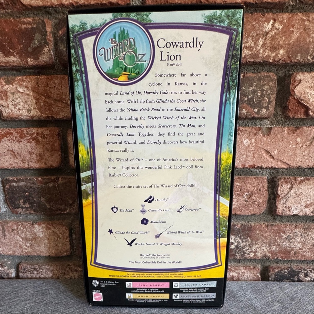 Barbie - Wizard of Oz Collection - Cowardly Lion - Picture 3 of 5